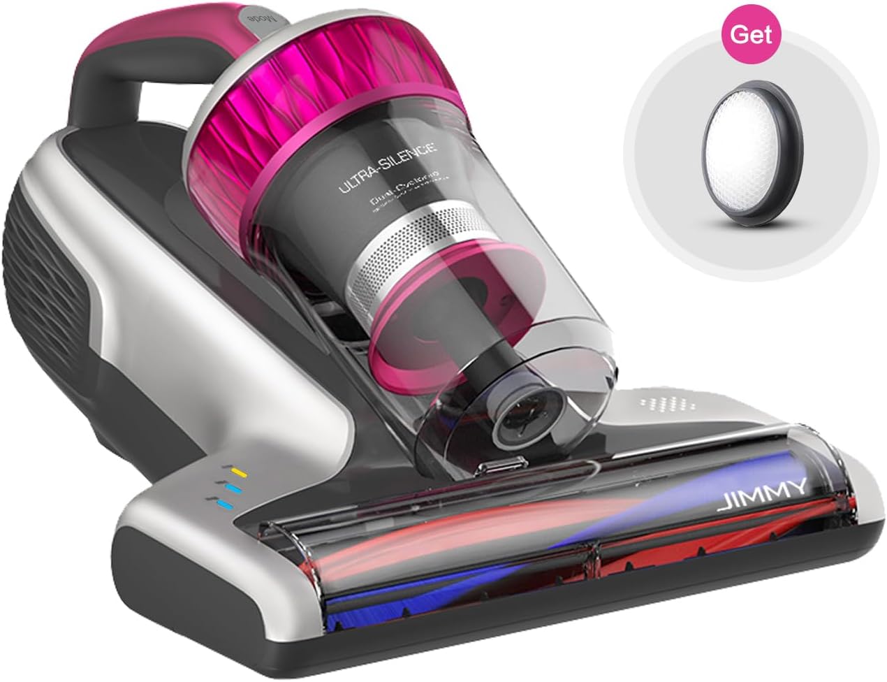 Powerful Pet Hair Vacuum by Jimmy - UV & Ultrasonic Tech