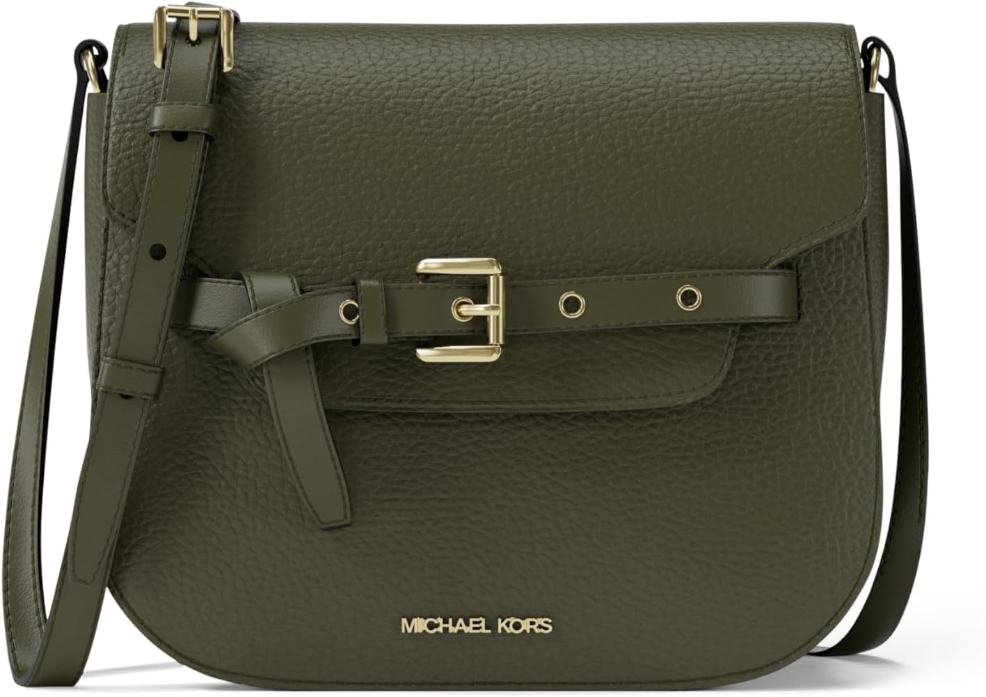 Michael Kors Emilia Small Saddle Crossbody Bag for Modern Glamour
