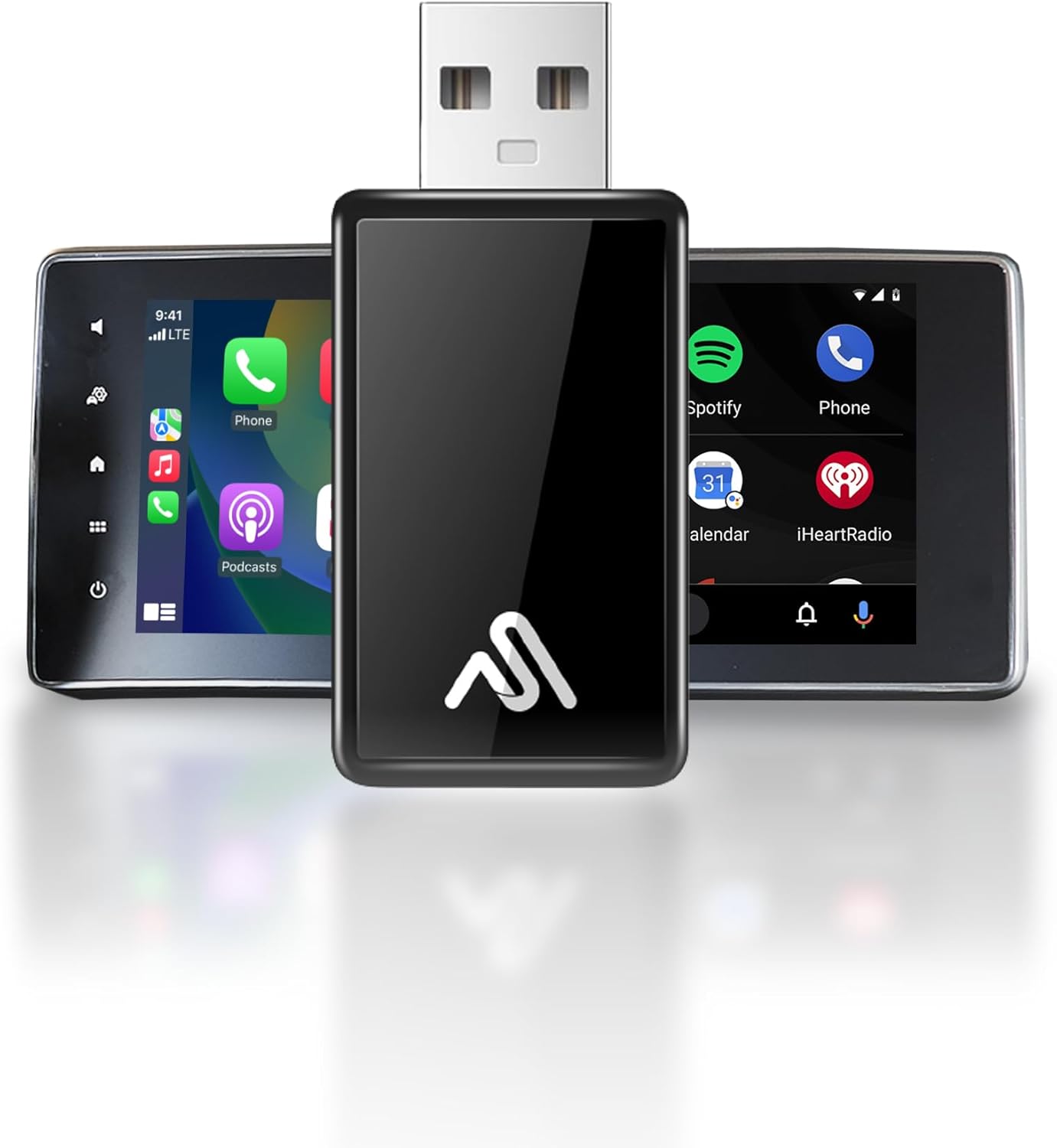Wireless Carplay & Android Auto Adapter - Plug & Play - Upgrade Your Car
