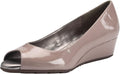 Bandolino Candra Peep-Toe Pump - Low Wedge Comfort and Style