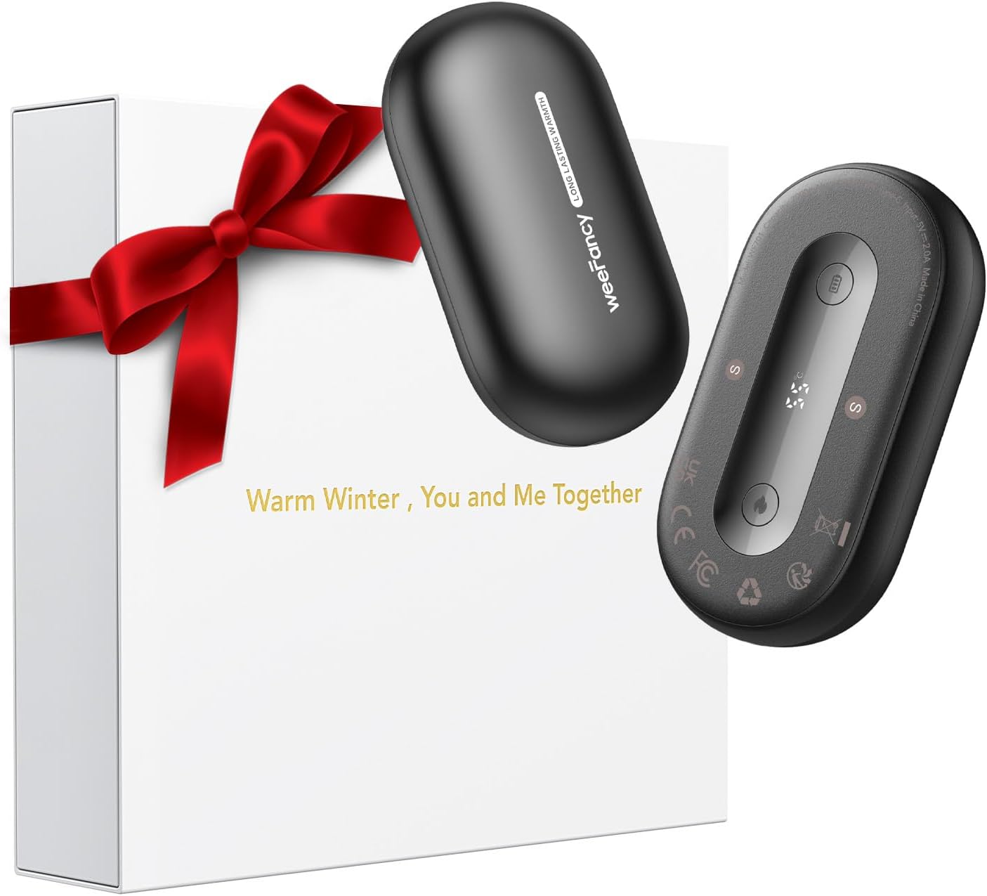 Rechargeable Hand Warmers - 131F Instant Heat