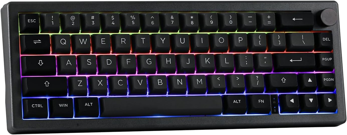 EPOMAKER EK68 Wireless Gaming Keyboard - Hot Swappable Gateron Pro Yellow