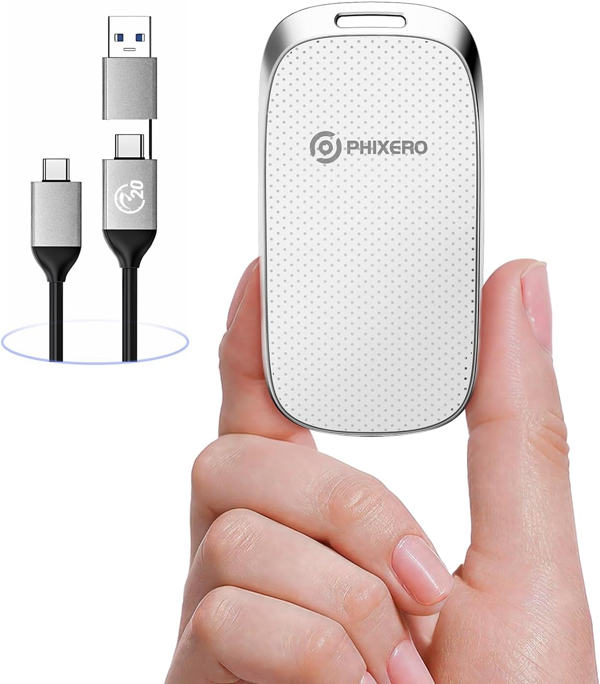 PHIXERO P20 External Portable SSD 1TB for Fast Storage Needs
