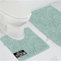 GORILLA GRIP Bathroom Rug Sets 2 Piece Chenille Set - Ultra Absorbent