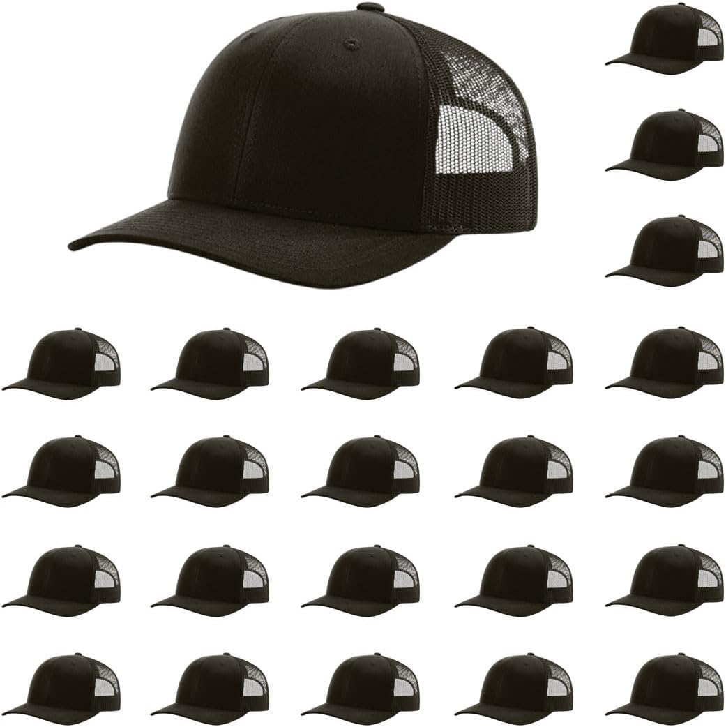 Richardson 112 Classic Six-Panel Adjustable Snapback Trucker Cap