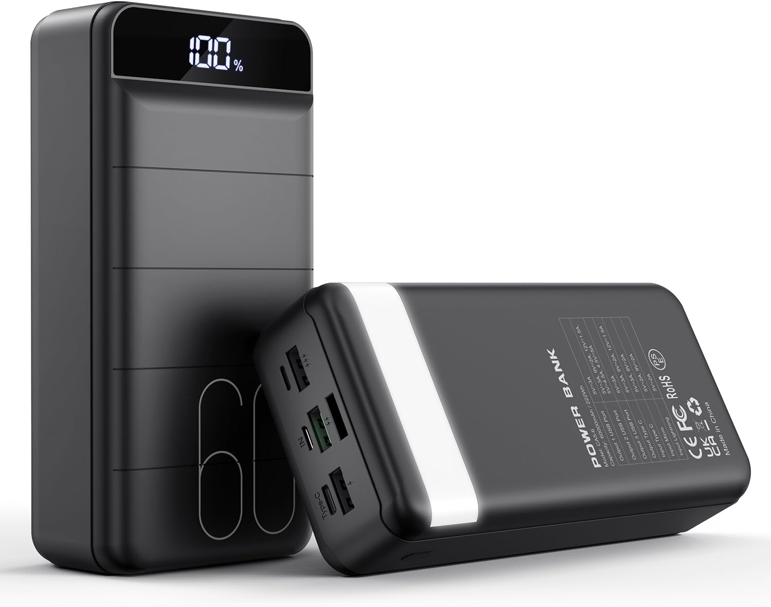 Ultra-Fast Charging Power Bank - 60000mAh Capacity by ONLYNEW