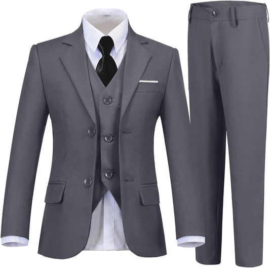 Boys Suits 5 Piece Formal Suit Set for Stylish Kids Events