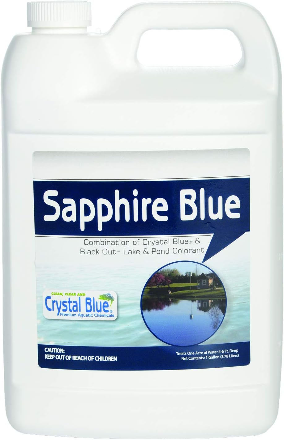 Sapphire Blue Lake & Pond Colorant - Deep Dark Blue Dye