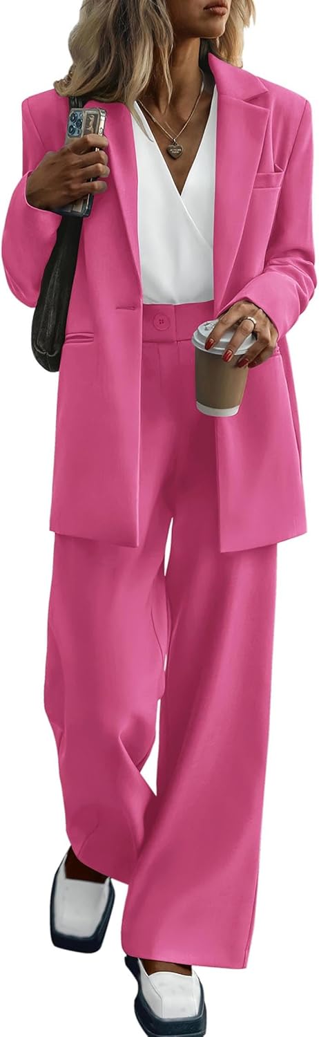 KIRUNDO Women Suits 2 Piece Set for Business Casual Elegance
