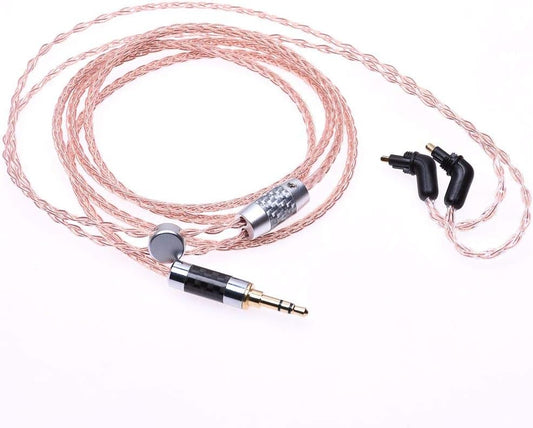 1.2M Flat Braid Upgrade Cable for Sony MDR-EX1000 EX800 Headphones