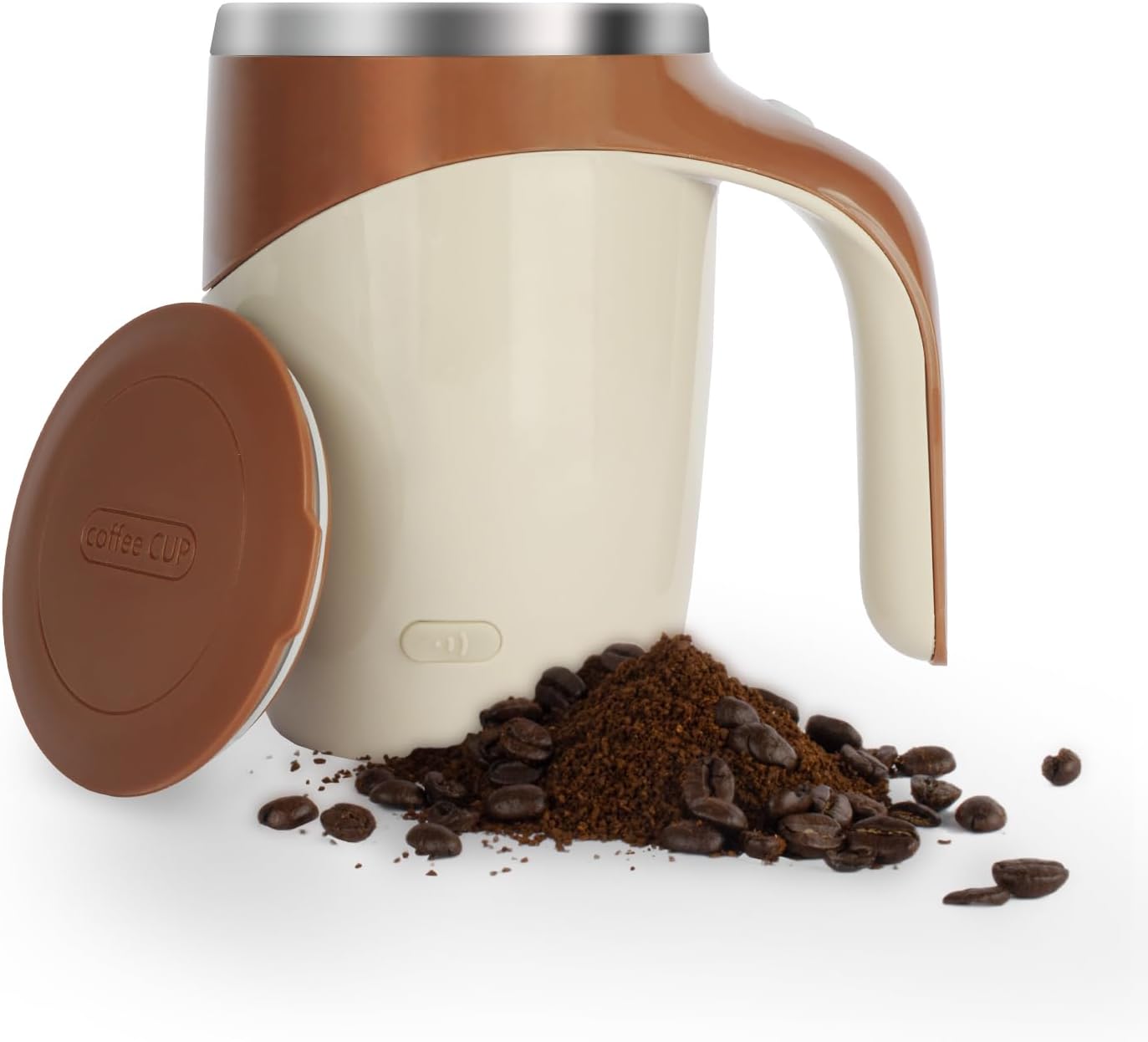Self-Stirring Coffee Mug for Effortless Brewing