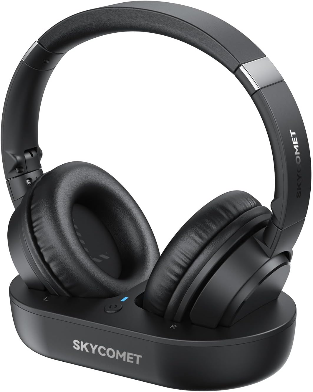 Wireless Headphones for TV with Transmitter Base for Seniors