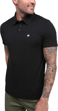 Slim Fit Polo Shirt for Men - Short Sleeve Collared Shirt S - 4XL