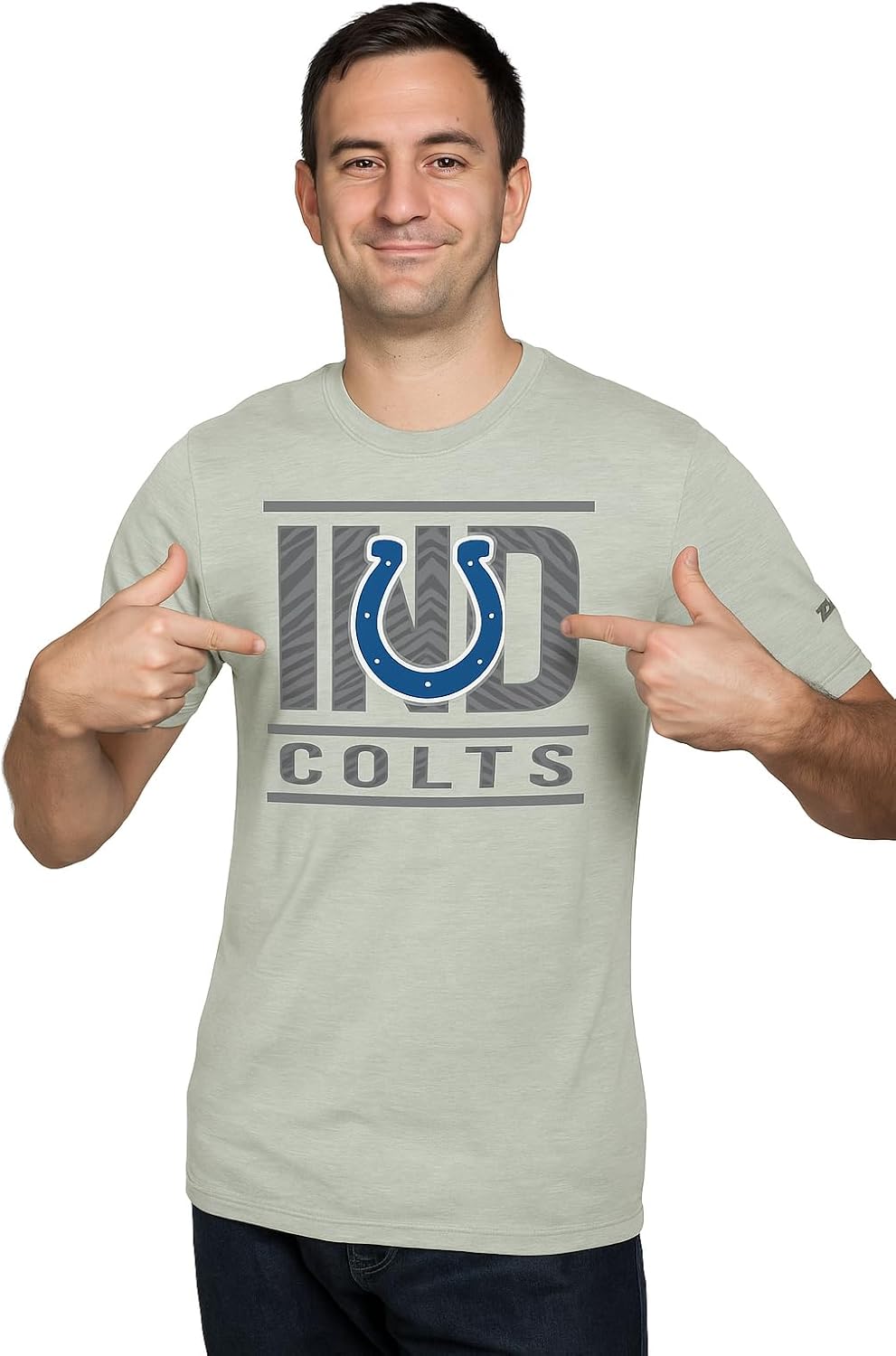 Zubaz NFL Men's Short Sleeve Team Graphic T-Shirt for Fans