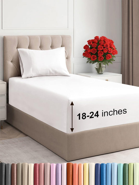 Extra Deep Pocket Twin Sheets Set for Ultimate Comfort and Fit