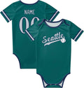 Custom Baby Bodysuit with Name & Number - Personalized Gift