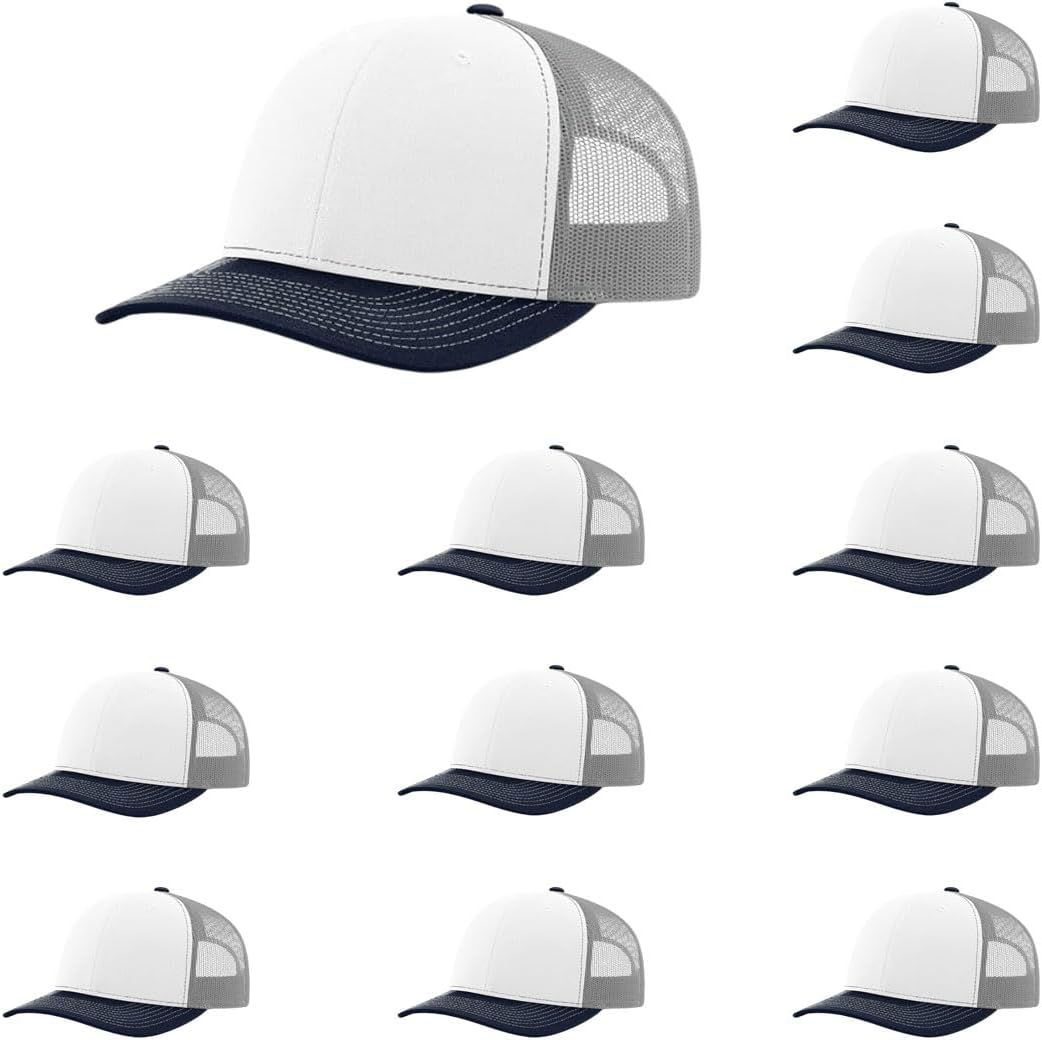 Richardson 112 Classic Six-Panel Adjustable Snapback Trucker Cap