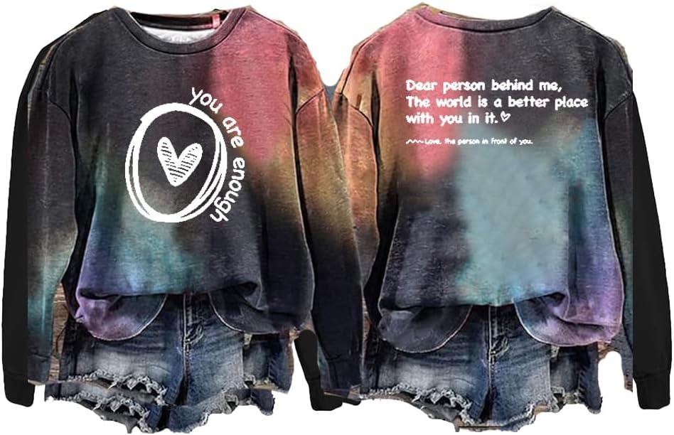 Empowering 'You Are Enough' Women's Sweatshirt