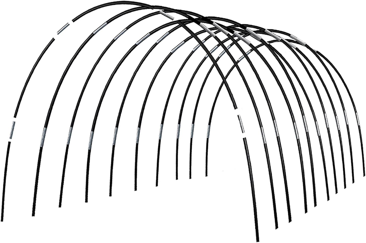 Greenhouse Hoops Grow Tunnel Kit for Raised Beds and Plants