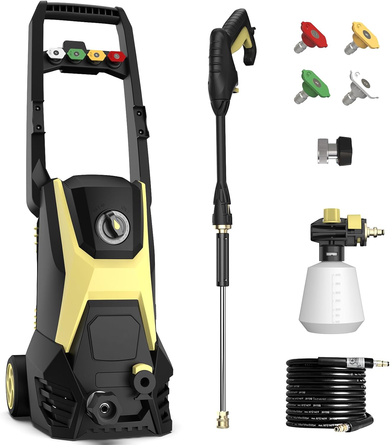 Powerful 4800PSI Electric Pressure Washer for Ultimate Cleaning
