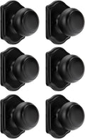 Goldenwarm Matte Black Dummy Door Knobs for Closet & French Doors