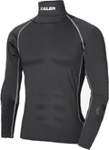 Hockey Compression Shirt with Neck Guard - Protective Long Sleeve Fit