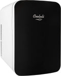 15L Mini Fridge with Glass Front Black - Portable Cooler & Warmer