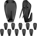 Cubicle Hooks Fabric Panel Wall Hooks - 10 Pack Black for 40 Lbs