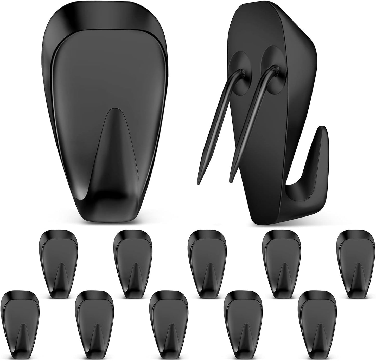 10 Black Cubicle Hooks: Strong & Stylish Organizers
