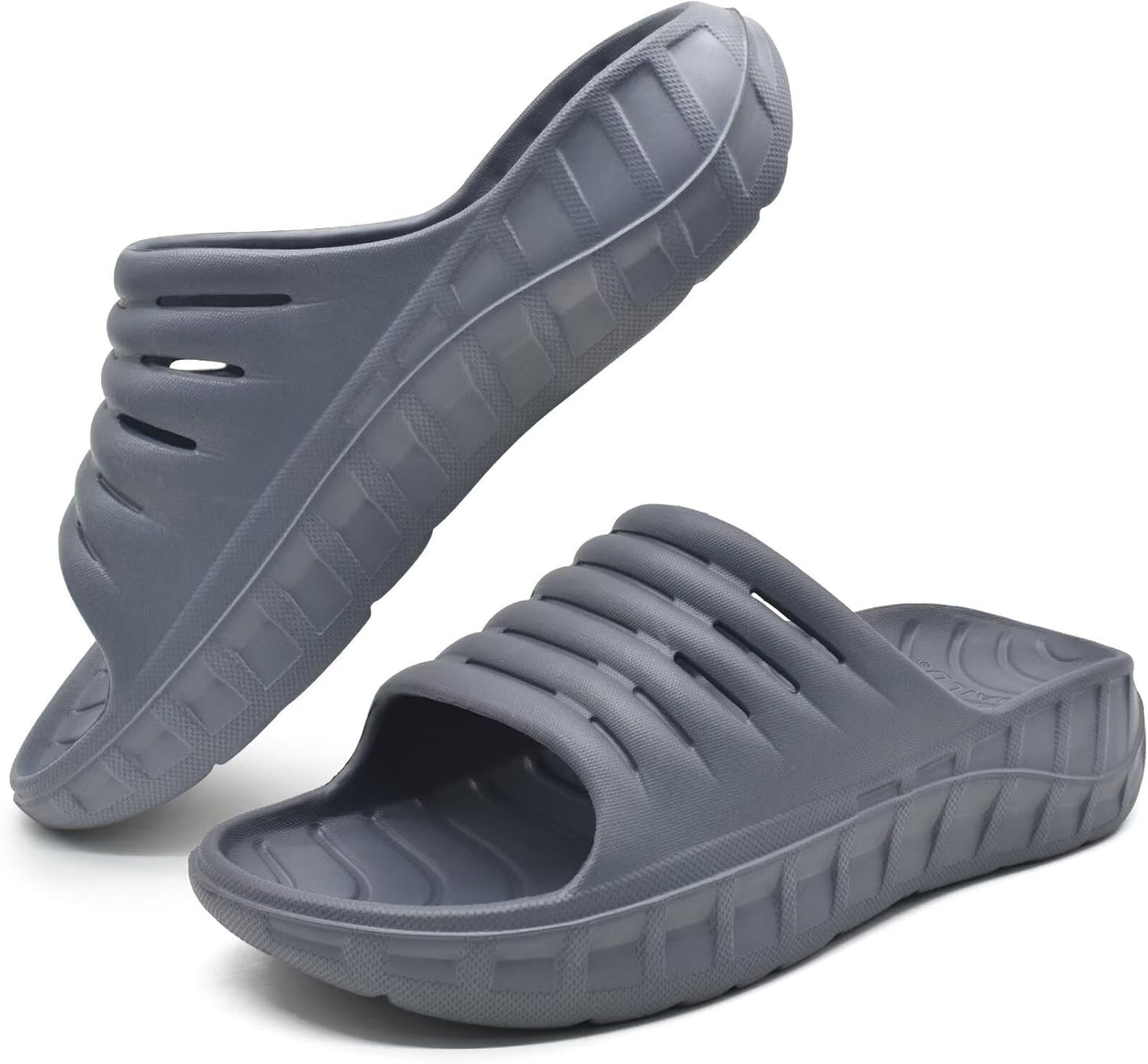 GPOS Mens Sport Recovery Sandals for Plantar Fasciitis Relief