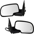 TRQ Driver & Passenger Side Mirror Set Power Folding - Direct Fit
