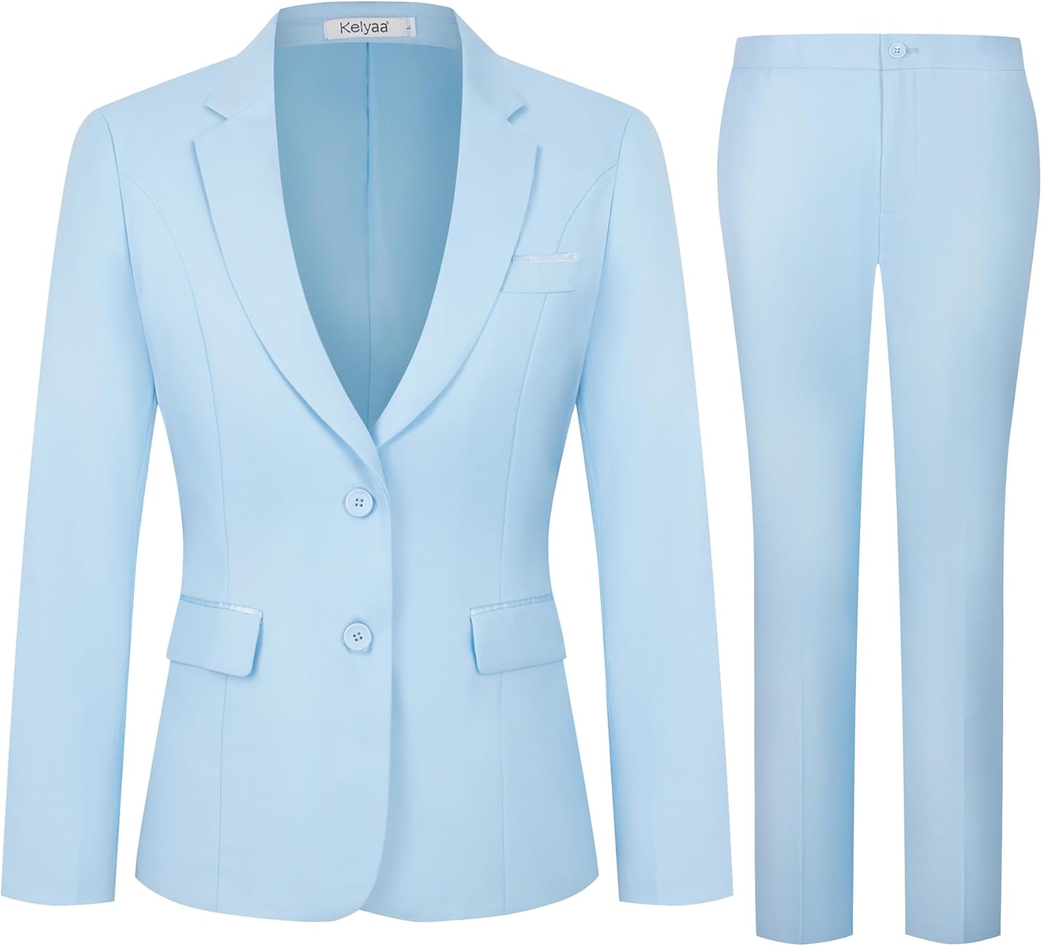Women's 2 Piece Suit Blazer Pants Set for Business and Work