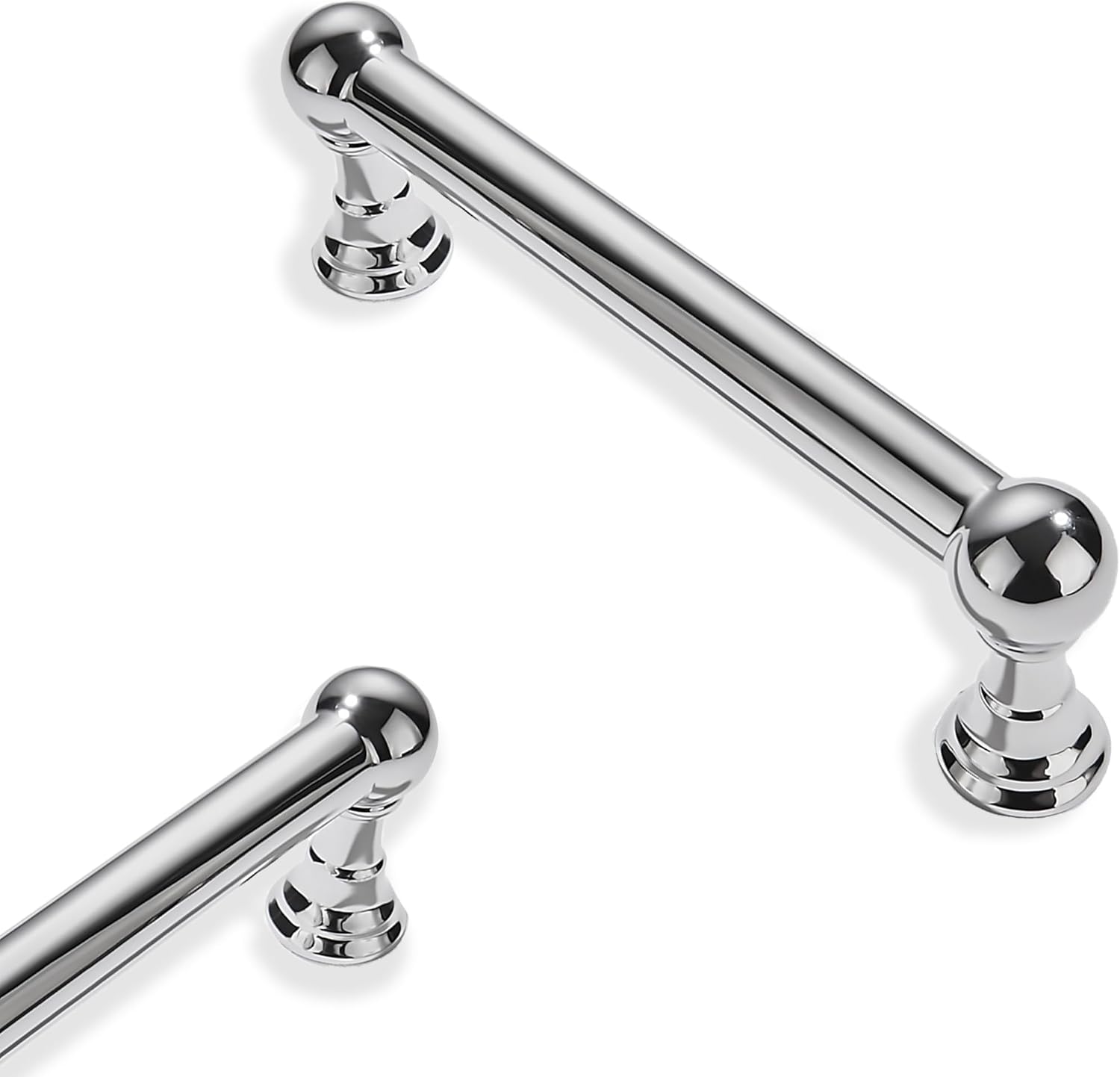 3 Inch Hole Center Polished Chrome Cabinet Pulls for Any Home