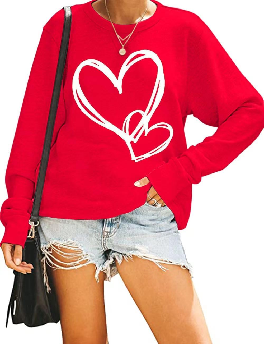 Love Heart Sweatshirt for Valentine's Day by Beopjesk