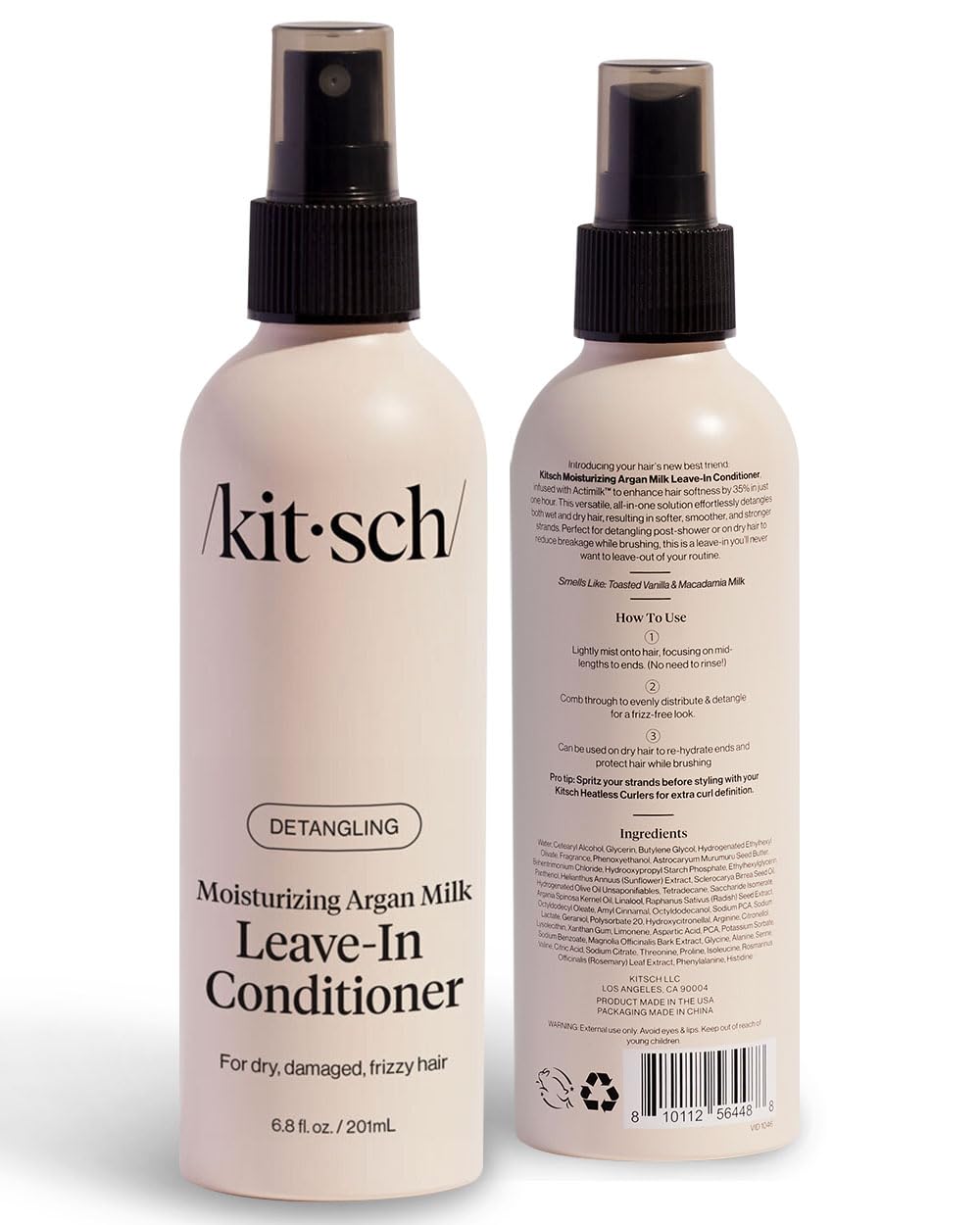 Kitsch Argan Milk Leave-In - Hydrating Shine Boost