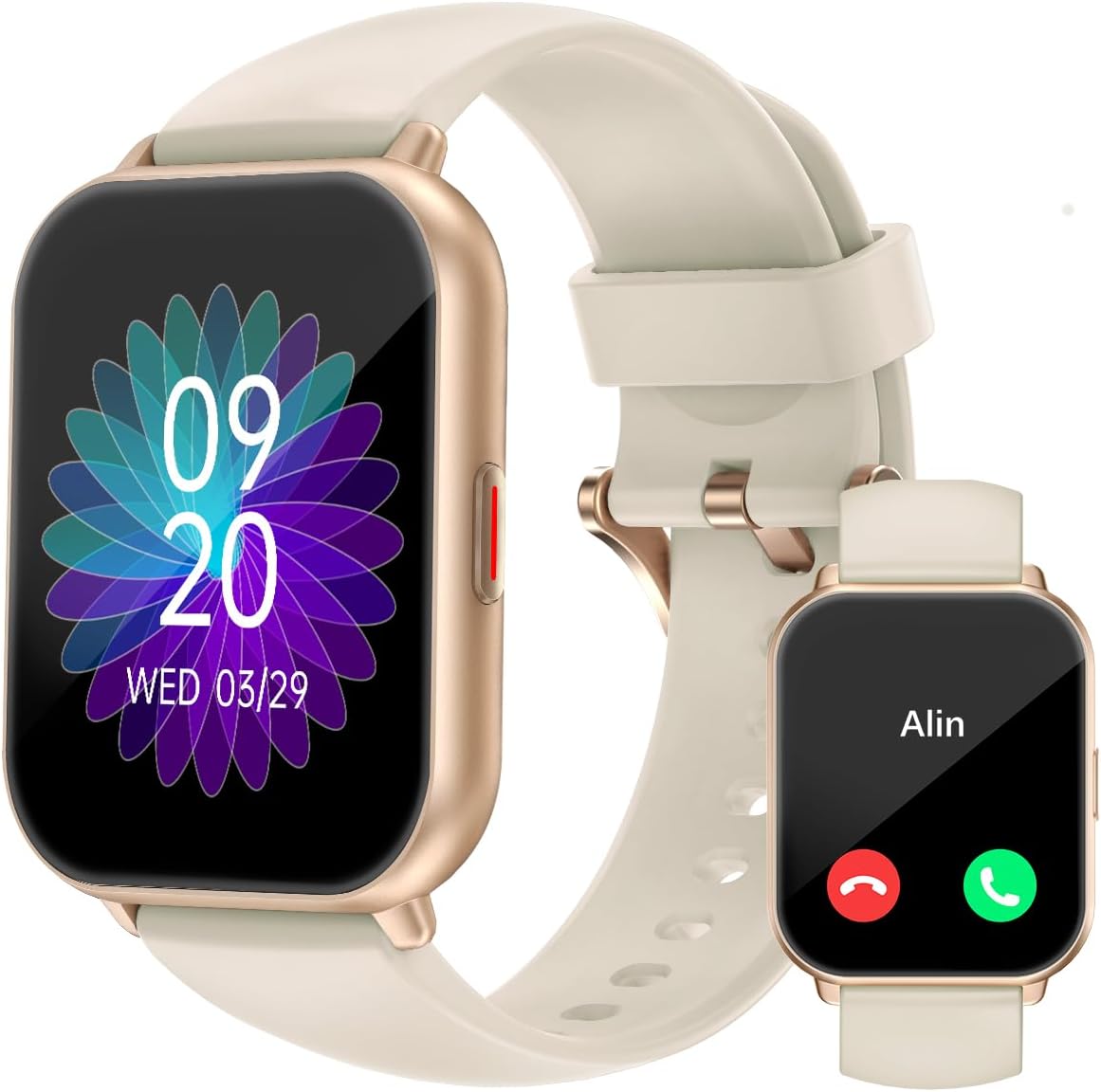 RUIMEN Smartwatch: Answer Calls, Track Fitness, Waterproof! 