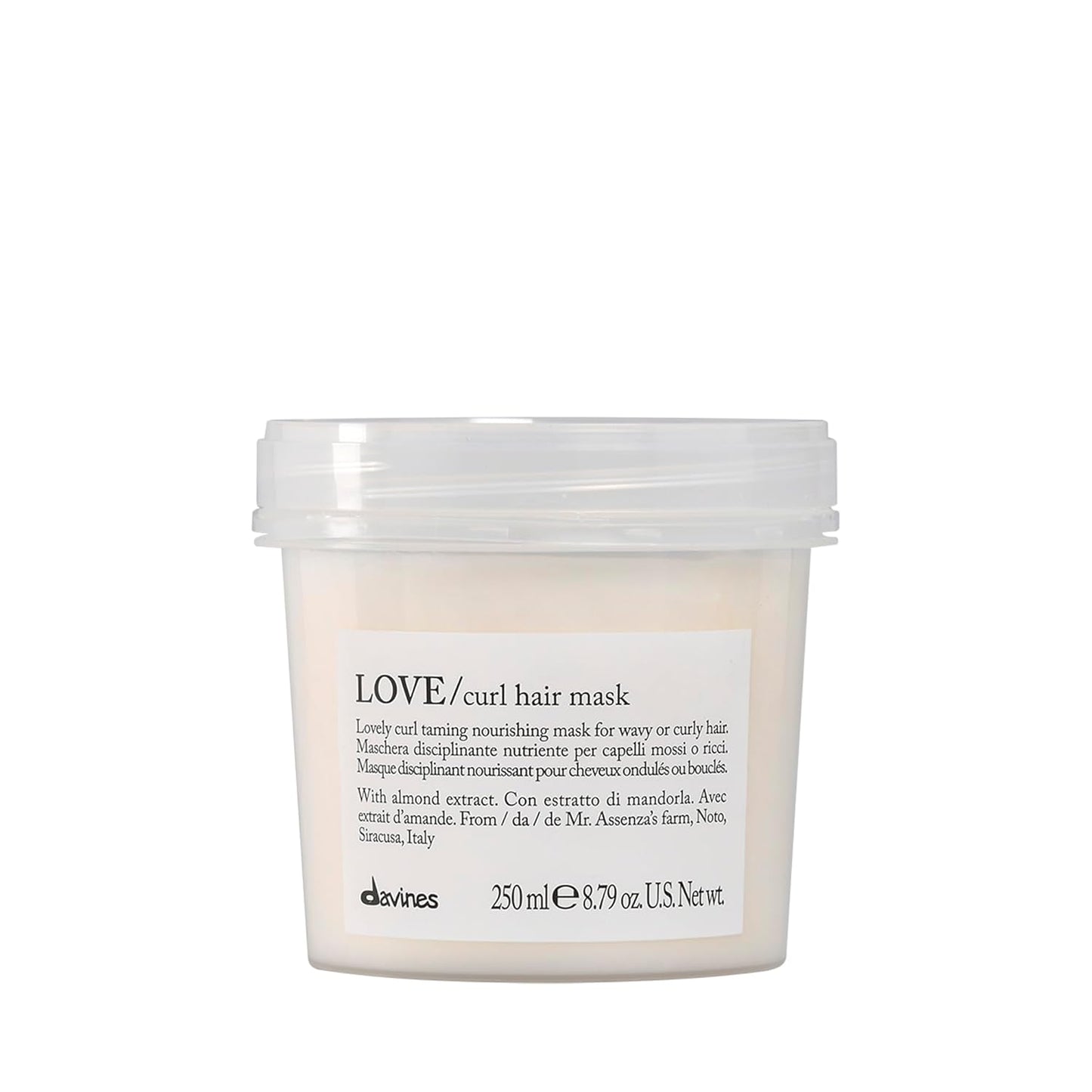 Davines LOVE Curl Mask for Nourished and Workable Curls Hydrate