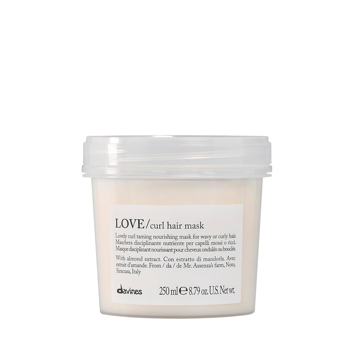 Davines LOVE Curl Mask for Nourished and Workable Curls Hydrate