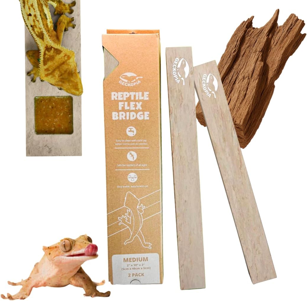GECKOPIA Reptile Flex Bridge Large for Comfortable Gecko Habitats