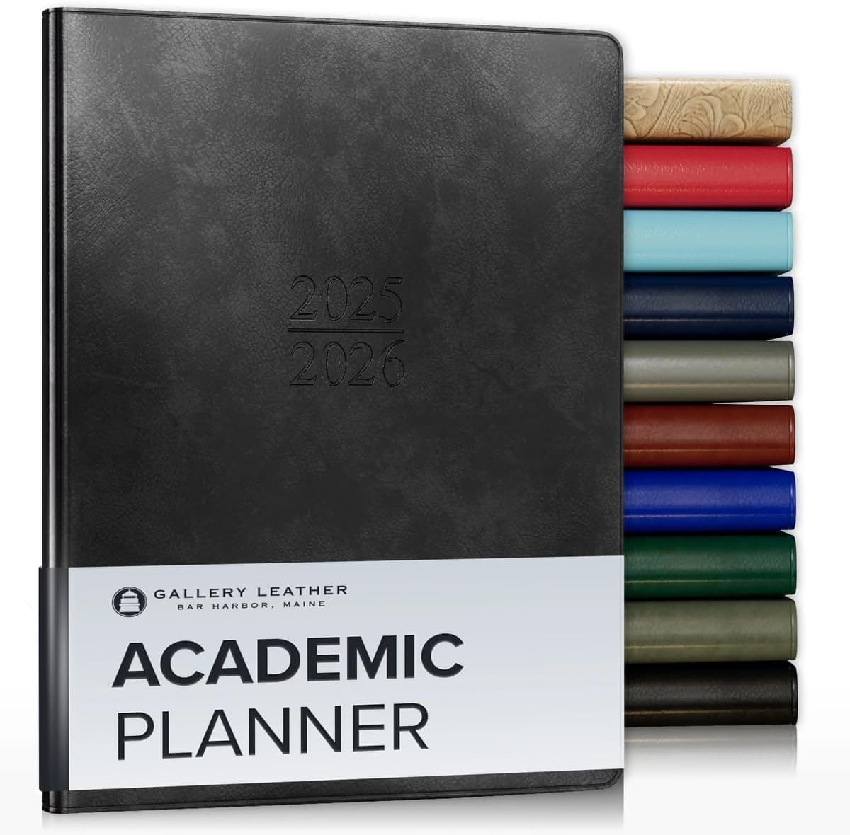 Gallery Leather Academic Planner 2025-2026 for Students & Teachers