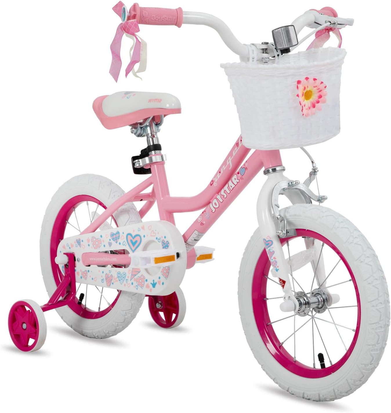 JOYSTAR Angel Girls Bike for Toddlers 2-13 Years Old