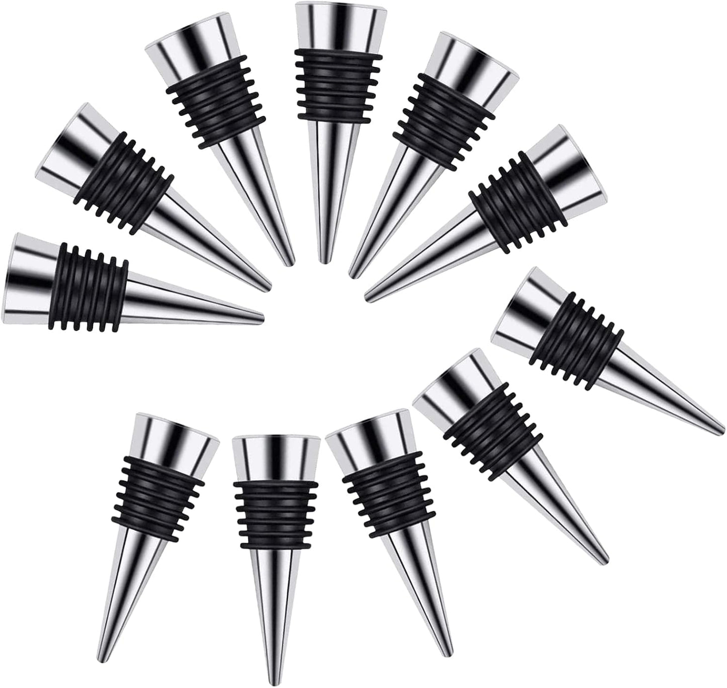 50 Pcs Stainless Steel Wine Bottle Stoppers for Every Occasion