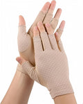 INOGIH Women Sunblock Fingerless Gloves UV Protection - Driving