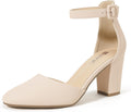 Closed Toe Heels for Women 3 in Chunky Block Heels - Comfortable Pumps
