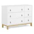babyGap Legacy 6 Drawer Dresser with Leather Pulls - Bianca White