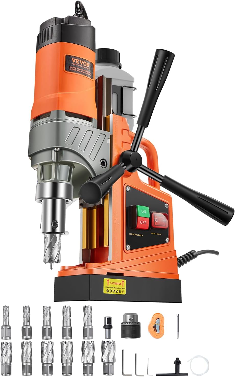 VEVOR Mag Drill Press: Powerful 1300W Magnetic Drill for Precision