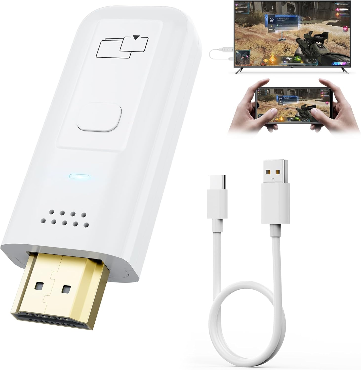 Wireless HDMI Display Dongle Adapter for 1080P Screen Mirroring