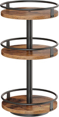HOOBRO 3-Tier Lazy Susan Organizer - Rotating Spice Rack