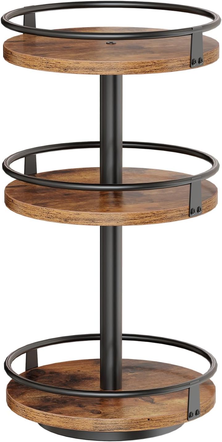 HOOBRO 3-Tier Lazy Susan Organizer for Kitchen and Dining Use