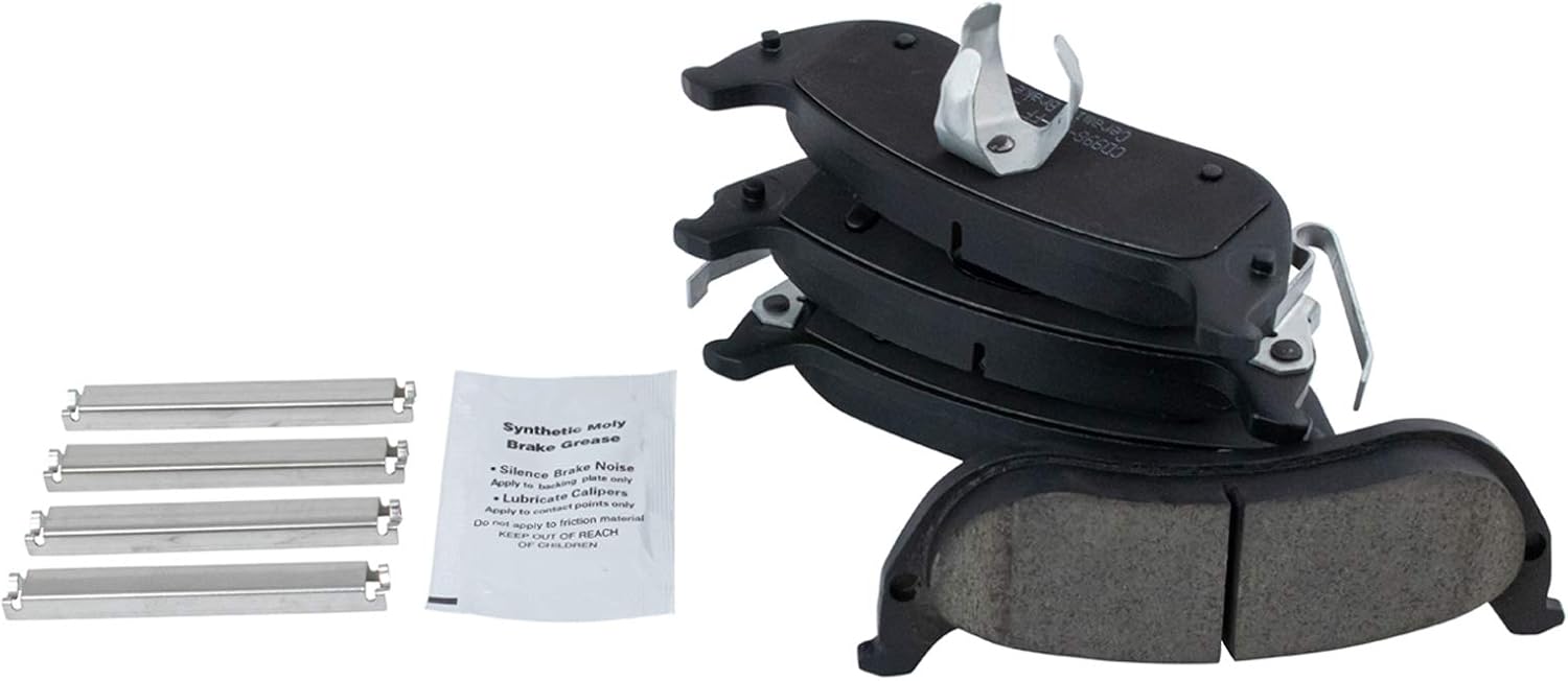 TRQ Rear Brake Pads Ceramic for 2004-2008 Chrysler Pacifica